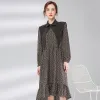 Jimmy Seio's 2021 autumn collection features a new autumn chanter-style suit dress for women, exuding a trendy vibe with floral chiffon on the street Item Picture